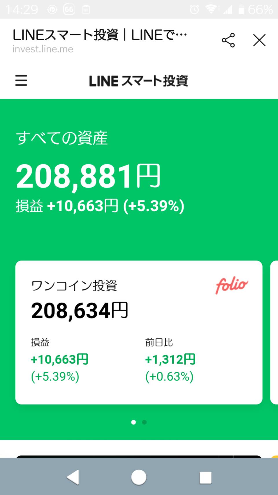 2021/01/20LINEスマート投資